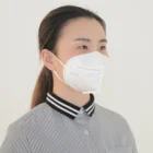 Tie-On High Quality 4 Ply 5ply Kn95 Face Mask Earloop Type Non-woven Fabric