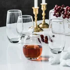 Glass Gift Glass Unique Custom Crystal Lead Free Whiskey Glass Set Gift Fashion Whisky Shot Vodka Rum Brandy Glass