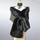 Wedding Shawl Wintershawls High Quality Women Warm Fur For Wedding Shawl Faux Fur Shawl