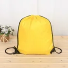 Wholesale Square Shape Polyester Drawstring Bag