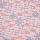 2020 new collection pink European African tulle flower lace fabric for dress making