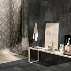 Waterproof LVT Click Tiles PVC Vinyl Plastic Bathroom Flooring