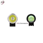 high power LED round black smart bicycle headlamp with Cree XML LED 1000 lumens light