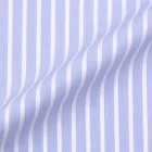 Men's wrinkle resistant dobby yarn dyed woven 100% cotton combed blue stripe shirting fabric