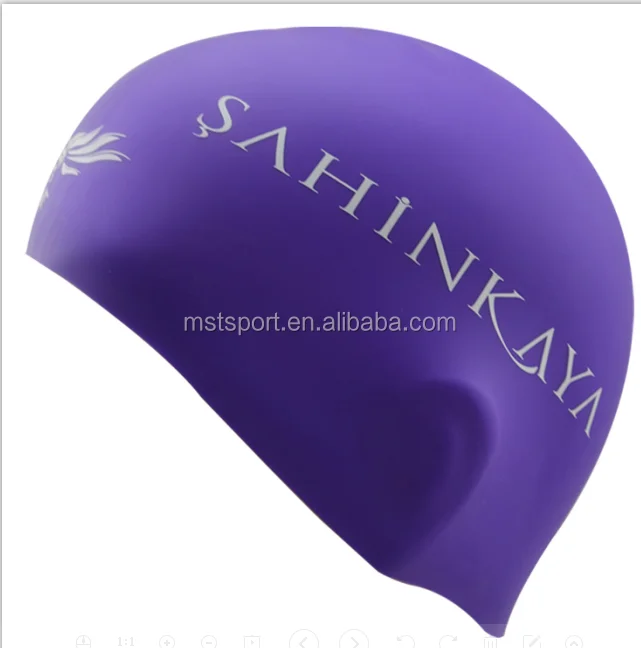 Popular Custom Printed Swimming Caps Seamless Swim Caps No Minimum