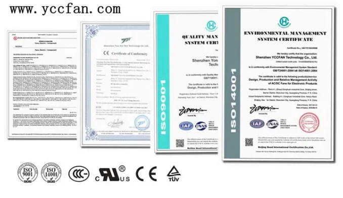 Waterproof Ip55 Axial Fan, YCCFAN, 120x120x38mm, 1238 - detail 26