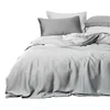 Organic bamboo bed sheets fitted and flat set bedding