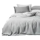 Organic bamboo bed sheets fitted and flat set bedding