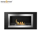 hot sale WM01 indoor metal burner insert ethanol wall mounted fireplace