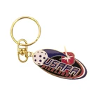 High quality military medallions keyring engravable