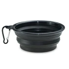 Premium Quality Lightweight Sturdy Food Safe Travel Pet Dog Cat Collapsible Bowl Solution