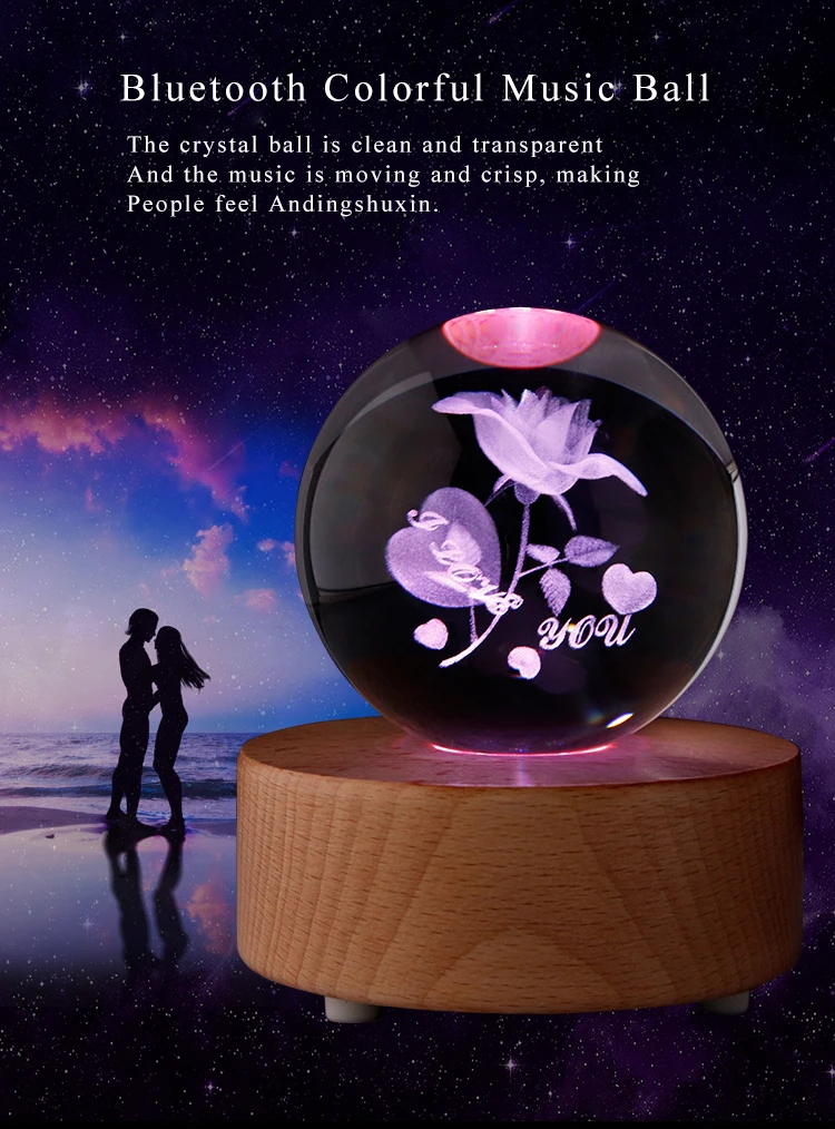 sale personalized 3d laser engraving snow christmas led crystal