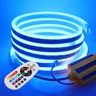 Neon Lights Rgb Led Flex Neon Led Rope Light Outdoor Waterproof 220v Rgb Led Flex Neon Rope Tape Stripe Lighting