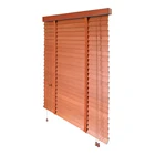 Factory environmental customizable color european home decor easy operation basswood wooden blinds