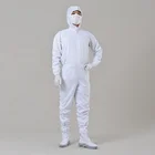 cleanroom coverall Antistatic Esd Suit Garments Sterile Electronic Pink Lab Coats Working Clothes