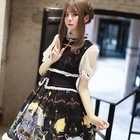 New design japanese style black lolita gothic skirt sexy princess dress other skirt for women