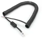 Rj11 Phone cord 28AWG Telephonic 4cord Rj9 Spring Telephone Cable Wire 4p4c