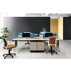 Screwless Office Furniture Computer Panel System Space Saving Screwless Office Workstation