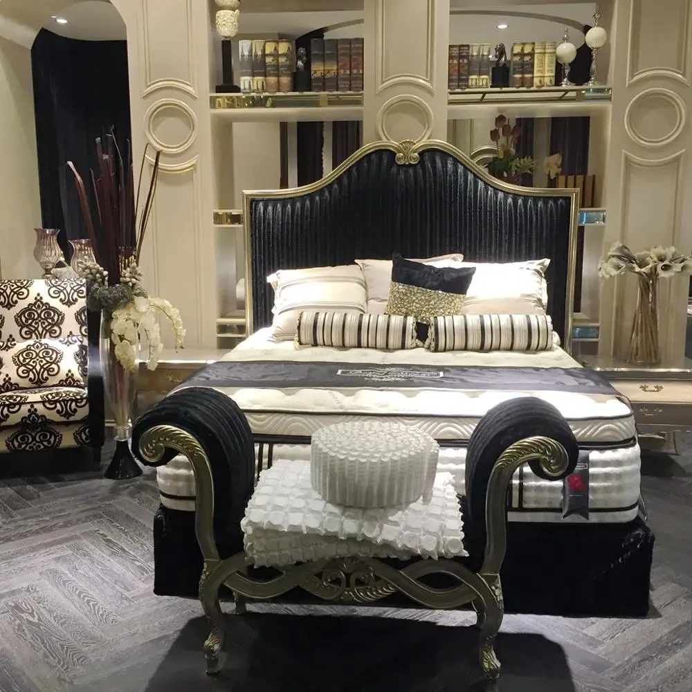 Venta al por mayor dormitorios clasicos de madera-Compre online los