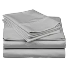 Wholesale 1800TC Wrinkle Free Queen Size Brushed Microfiber Fitted Bed Sheet Set