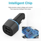 Car Usb Charger Car Usb Charger Hot Selling Mobile Accessories Car Usb Charger Dual USB Car Charger Adapter For Car