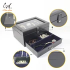 LOGO Color Drawer Bracelet Jewelry Box Black Jewelry Box Storage