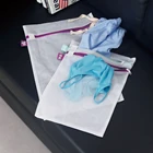 2 packing mesh wash bag folding laundry bag custom mesh washing bag