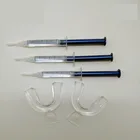 Teeth AliGan Teeth Whitening Kit Whitening 3 Gel Set Dental Care Beautiful Teeth Plastic Tray Tooth Color Chart