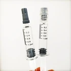 Sterile Prefilled OEM Welcome Leak Proof Lure Slip 1ml Luer Lock Glass Syringe for Cbd Oil Storage