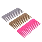 Wholesale custom wide tooth hair cutting comb carbon styling hairbrush flattopper combs set for salon