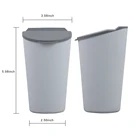 Silicone trash can for all cars car accessories car mini trash can mini car trash can