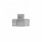 Inox square hollow tube connector square tube joint