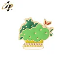 Bulk items cheap enamel badges custom flower lapel pin factory for wholesale