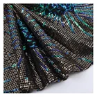 2020 Dress Mesh Stretch Party Embroidery Gold Green Bule Lace Sequin Fabric Embroidery