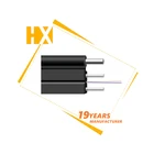 Wholesale factory high quality outdoor and indoor cheap 1 core and 2 core ftth fiber optic drop cable with Anatel