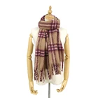 Factory wholesale polyester warm latest designs chunky woven new arrivals scarf design scarves from china