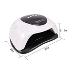 2 Hands Big Power 2020 OEM/ODM Best Portable 120W UV Gel Nail Dryer Lamps 2 Hands UV LED Nail Lamp