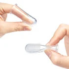 Pet Finger Toothbrush Soft Silicone Dog Toothbrush Pet Supplier Dogs Cats Cleaning Teeth Brushes 5pcs 5pack