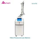 A755 Q-switch picosecond laser system salon beauty tattoo removal picosure machine