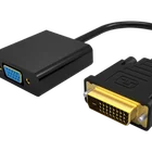 Dual Link DVI-D Male to VGA Female Cable Connector Audio Video Adapter