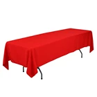 Table Cloth Table Cloth Disposable No.5 RED Biodegradable Disposable Non-Woven Table Cloth