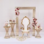 Selling Recommend Wedding Setup PALLAS Collection Wedding Furniture Metal Backdrop