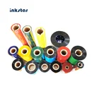 816--Inkstar Compatible 110mm*450m Full Resin Barcode Ribbon Black Thermal Ribbon for Label Printer