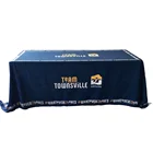 Outdoor Custom Printed Table Cloth Fitted Table Cover Stretch Table Throw For Display Trade Show