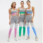 Sanzhi Women Sport Suit Yoga Wear Sports Suit Slim Fit Sweat Set Proof Absorb Fitness Seamless Yoga Set
