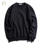 NO MOQ custom cheap cost men blank black hoodies&sweatshirts