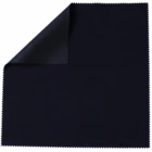 Top Quality PU microfiber black vegan leather fabric for Garment jacket