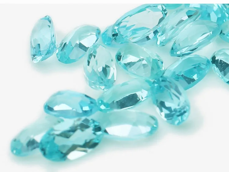 High Quality Genuine Natural London Blue Topaz Various Sizes Loose Gemstone for Jewelry Making