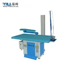 industrial commercial laundry clothes steam vacuum ironing machine with boiler