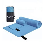Customized logo printed quick dry recycled microfiber sport gym towel with magnetic wholesale
